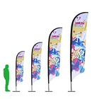 Custom Printing Advertising Feather Flags Promotion