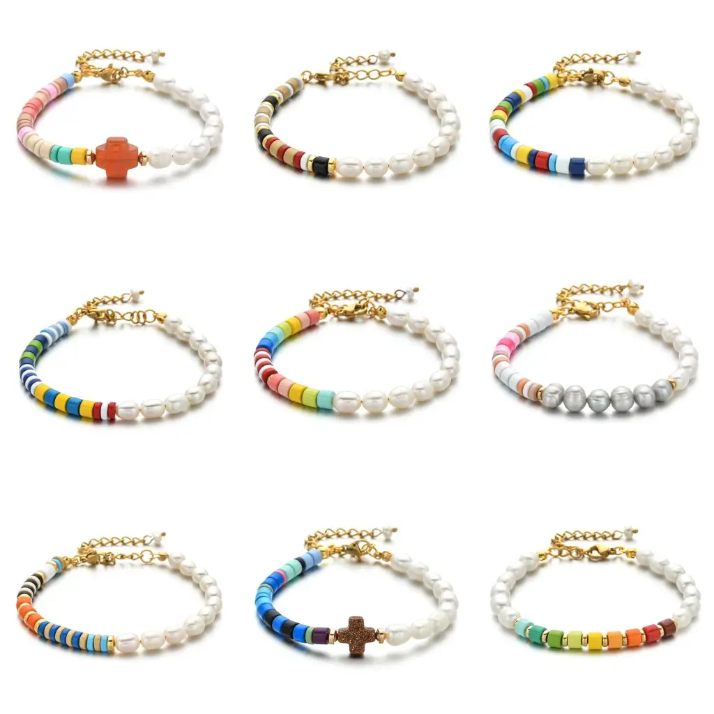 hot sale Colorful Tile Beads rainbow pride bracelet stainless steel 14k plated, Gold color
hot sale Colorful Tile Beads rainbow pride bracelet stainless steel 14k plated, Gold color