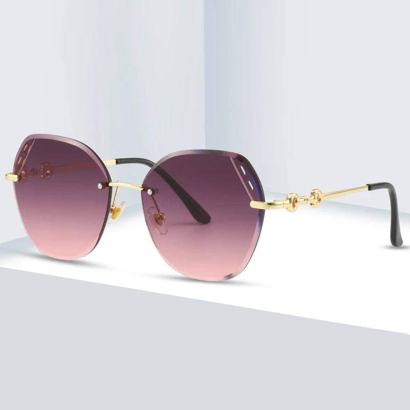 Frameless cat's eye Vintage Large Square Sun Glasses Luxury Brand Rimless Retro Cutting Shades Sunglasses Women
Frameless cat's eye Vintage Large Square Sun Glasses Luxury Brand Rimless Retro Cutting Shades Sunglasses Women