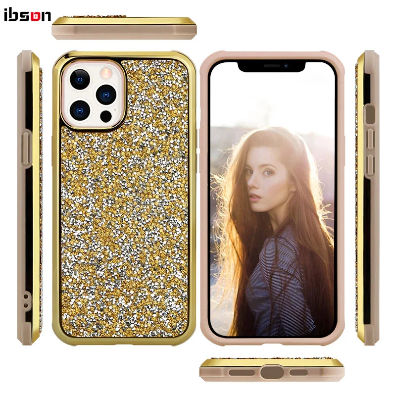 Luxury Bling Glitter Case 2in1 PC+TPU Glitter Protection Cover Phone Case, Gold, silver, blue, purple, black, rose red
Luxury Bling Glitter Case 2in1 PC+TPU Glitter Protection Cover Phone Case, Gold, silver, blue, purple, black, rose red
