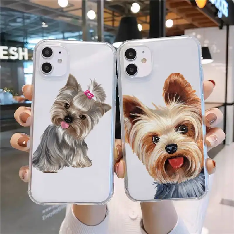 York shire Terrier dog Phone Case Transparent for iPhone 11 12 mini pro XS MAX 8 7 6 6S Plus X 5S SE 2020 XR
York shire Terrier dog Phone Case Transparent for iPhone 11 12 mini pro XS MAX 8 7 6 6S Plus X 5S SE 2020 XR
