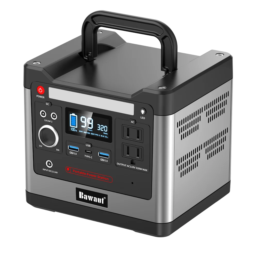 Factory Portable power station 300W with 110V 220V AC DC USB output DC input for home outdoors Cigarette lighter, Black
Factory Portable power station 300W with 110V 220V AC DC USB output DC input for home outdoors Cigarette lighter, Black
