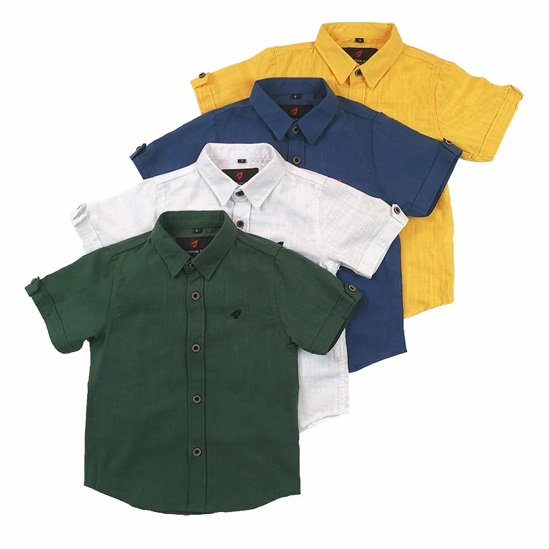 Children's short sleeve 100% Cotton Short Sleeve linen T-Shirt children's Lapel T-shirt, White, blue,yellow,green
Children's short sleeve 100% Cotton Short Sleeve linen T-Shirt children's Lapel T-shirt, White, blue,yellow,green