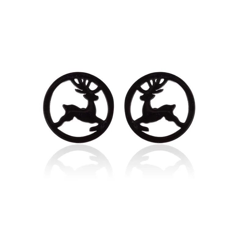 Christmas Earrings Stainless Steel Earring Fashion Sports Fawn Shape Earrings Women For Decoration
Christmas Earrings Stainless Steel Earring Fashion Sports Fawn Shape Earrings Women For Decoration