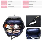 Anti-theft Backpack Ladies Back Packs Travel Women Laptop Backpack Black