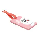2019 New design standard size pvc luggage tag ECO friendly rubber luggage tags for promotion gift