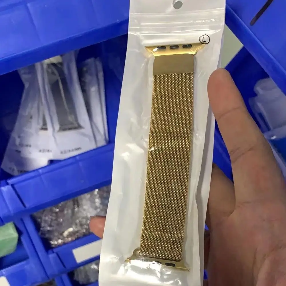OEM Metal Smart Watch Band Replacement Colored High Quality Changeable Metallic strap 40/42/44mm Compatiable For iWatch, Optional
OEM Metal Smart Watch Band Replacement Colored High Quality Changeable Metallic strap 40/42/44mm Compatiable For iWatch, Optional