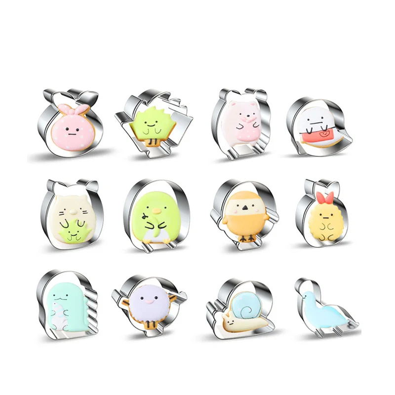 Food grade cookie mold Cartoon corner bio cookie cutter Home Kitchen stainless steel cookie tool custom logo
Food grade cookie mold Cartoon corner bio cookie cutter Home Kitchen stainless steel cookie tool custom logo