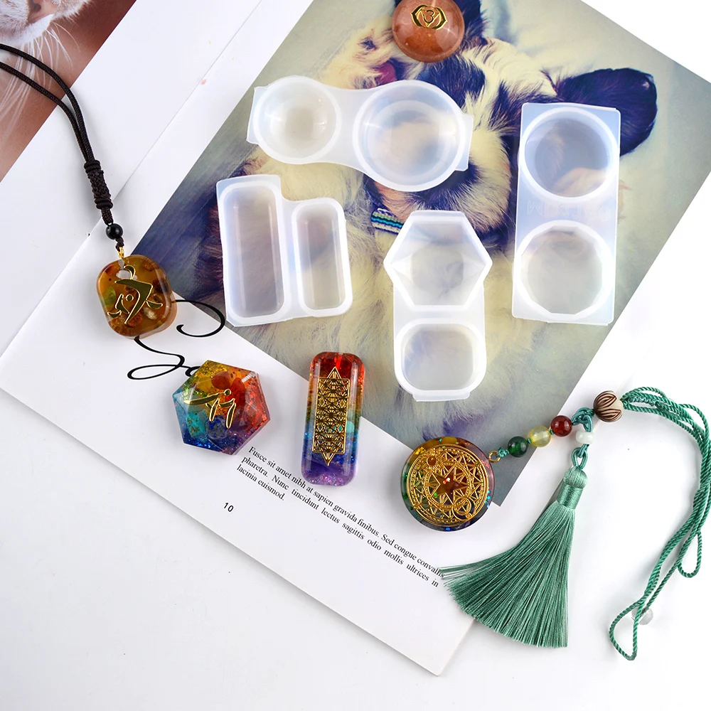 DIY Organ Pendant Mold Crystal Stone Copper Paste Epoxy Resin Mold Jewelry Crafts Resin Molds Kit
DIY Organ Pendant Mold Crystal Stone Copper Paste Epoxy Resin Mold Jewelry Crafts Resin Molds Kit