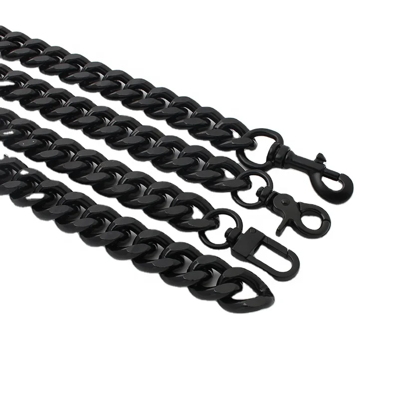 Nolvo World 5*19*23mm dark black Top Quality ladies box cross body bags Aluminum grinding chain with 3 snap hooks
Nolvo World 5*19*23mm dark black Top Quality ladies box cross body bags Aluminum grinding chain with 3 snap hooks