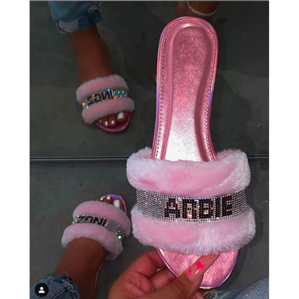 Superstarer fuzzy ladies fluffy faux furry sandals indoor flat pink fur slides slipper with diamond,luxury brand slippers
Superstarer fuzzy ladies fluffy faux furry sandals indoor flat pink fur slides slipper with diamond,luxury brand slippers