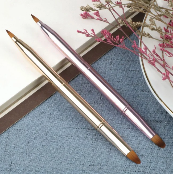 Double Head Retractable Lip Brush Portable Metal Handle Single Makeup Brush Dual End Concealer Brush
Double Head Retractable Lip Brush Portable Metal Handle Single Makeup Brush Dual End Concealer Brush
