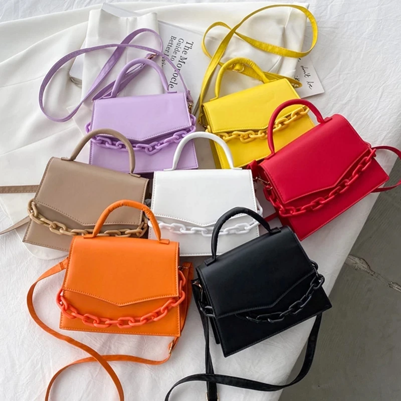 New Chain Shoulder Bag Designer Handbags For Ladies Solid Color Crossbody Bags For Women Fashion Female Small Flap Handle Bag, 4 colors
New Chain Shoulder Bag Designer Handbags For Ladies Solid Color Crossbody Bags For Women Fashion Female Small Flap Handle Bag, 4 colors
