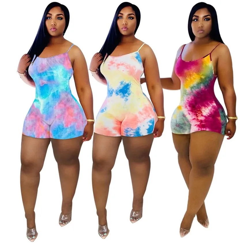 2020 summer arrivals 3colors women clothing spaghetti strap rainbow tie die bodycon bandage slim shorts romper jumpsuit
2020 summer arrivals 3colors women clothing spaghetti strap rainbow tie die bodycon bandage slim shorts romper jumpsuit