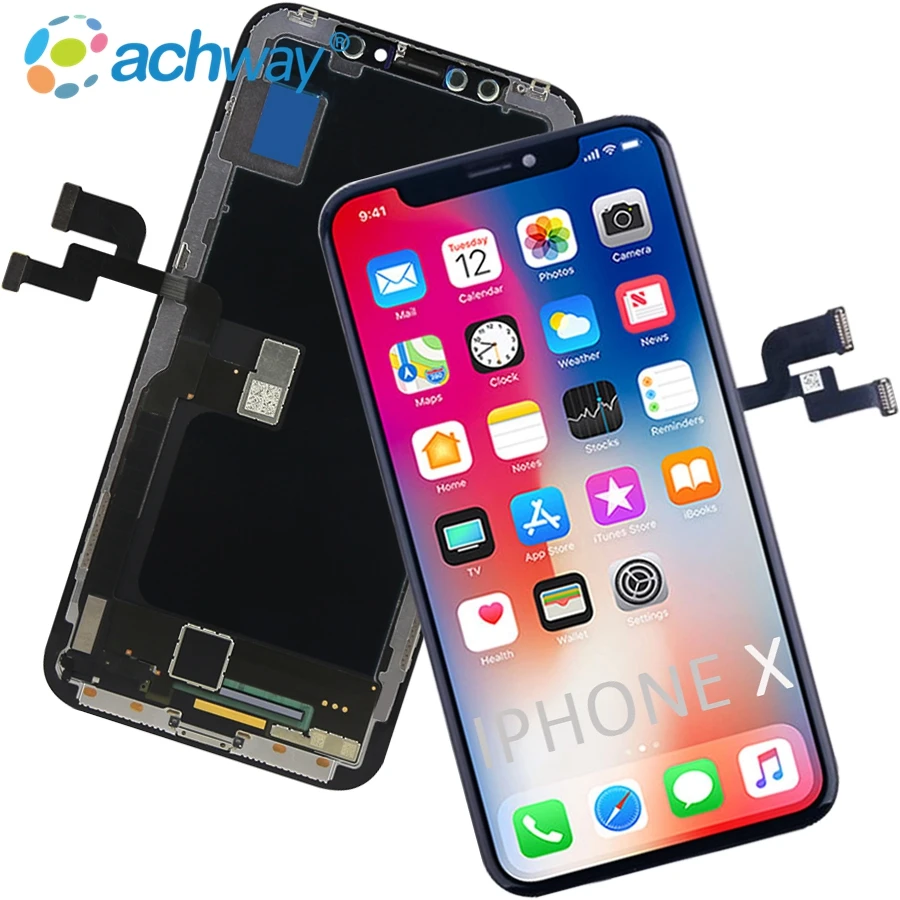 High Quality Screen For iPhone X LCD Display+Touch Screen 3D Touch Digitizer Assembly Tianma for iPhone 10 Replacement Parts
High Quality Screen For iPhone X LCD Display+Touch Screen 3D Touch Digitizer Assembly Tianma for iPhone 10 Replacement Parts