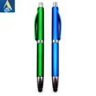 Plastic stylus pen promotional logo printing stylus pen for touch screen ipad iphone samsung