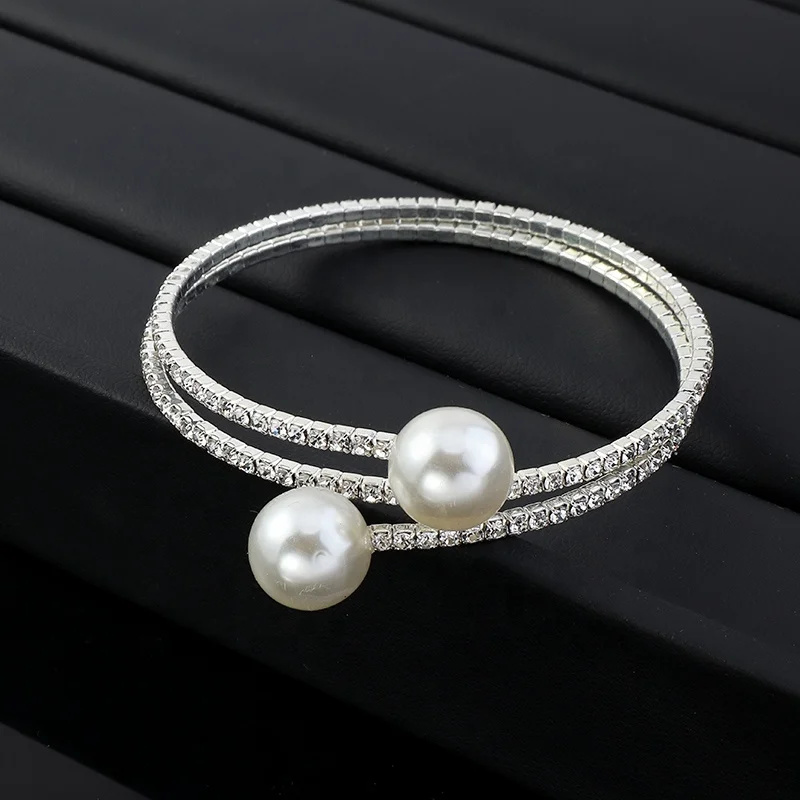 Fashion custom Wedding Bridal Jewelry bracelets & bangles Rhinestone Pearl Multilayer cuff bracelet for women
Fashion custom Wedding Bridal Jewelry bracelets & bangles Rhinestone Pearl Multilayer cuff bracelet for women