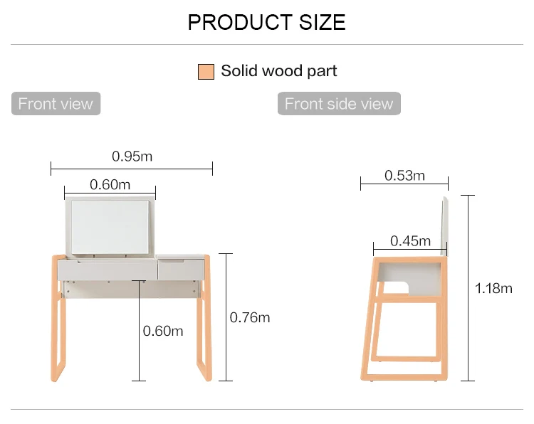 French Nordic Multifunction Small Corner Bedroom Makeup Tall 6 Drawers White Mirrored Dresser With Mirror