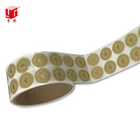 Embossed sticker hot stamping gold foil stickers