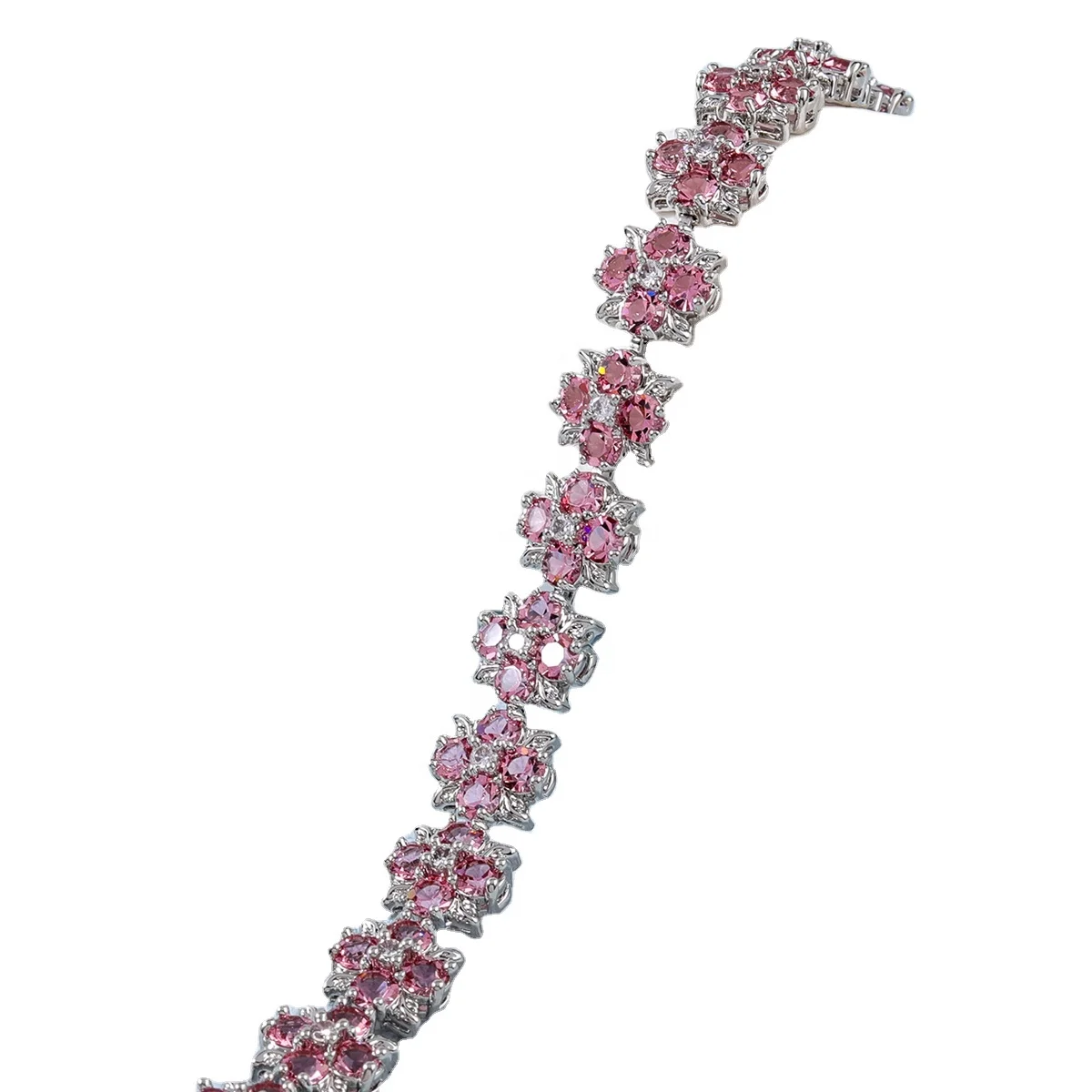 Obei women fashion jewelry luxury elegant flower copper pink Zircon bracelet for gift
Obei women fashion jewelry luxury elegant flower copper pink Zircon bracelet for gift