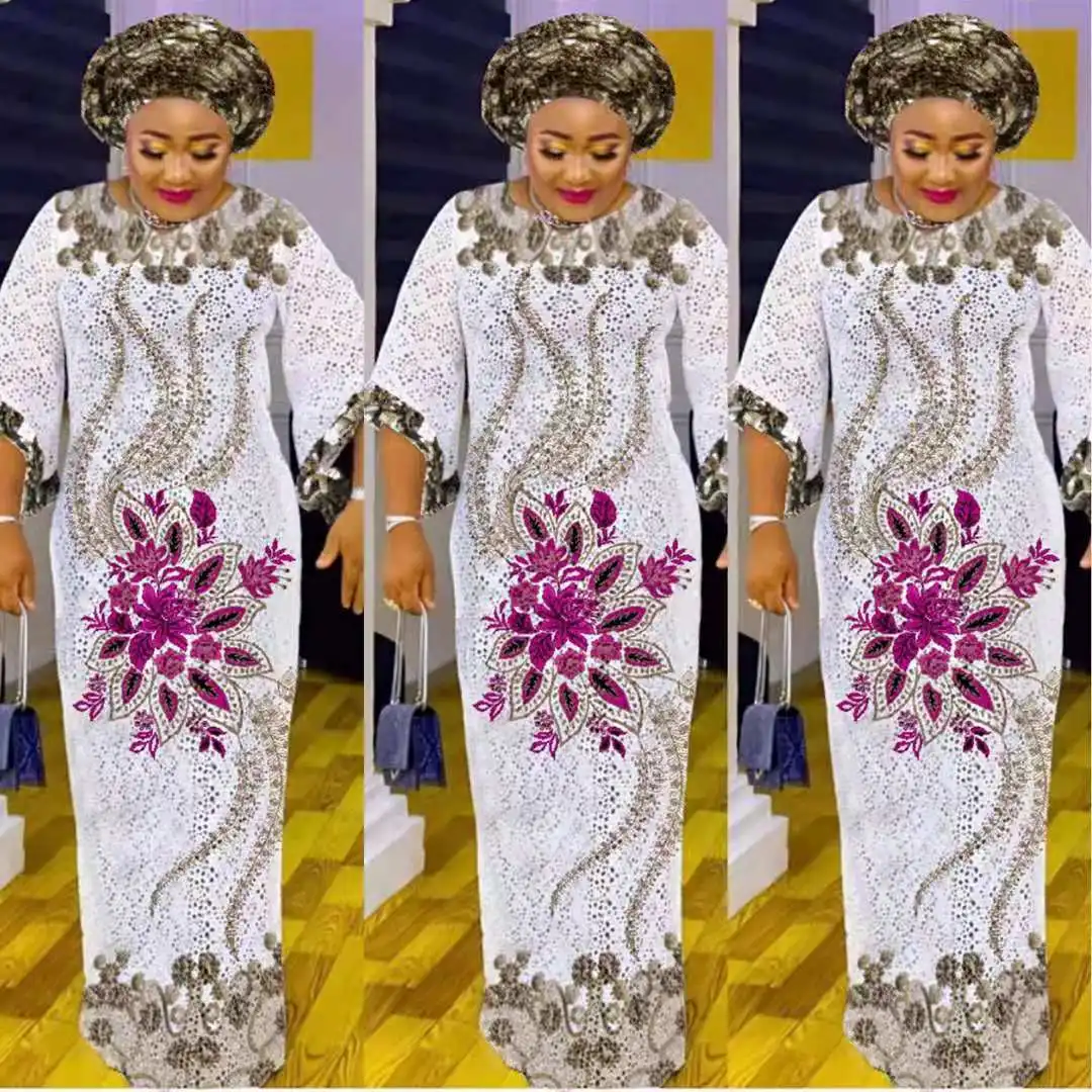 Africa plus size women lace dresses muslim dress church dress with very good quality, As showed
Africa plus size women lace dresses muslim dress church dress with very good quality, As showed