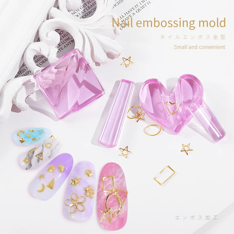1Set Star/Heart/Round/Square Nail Art Metal Slice Heart Acrylic Bend Curve Making Model Pressed Mold Equipment Nail Art Tools
1Set Star/Heart/Round/Square Nail Art Metal Slice Heart Acrylic Bend Curve Making Model Pressed Mold Equipment Nail Art Tools