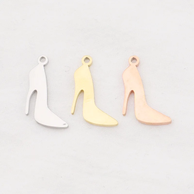 22x12mm Metal Stainless Steel Silver/Gold/Rose Gold Romantic High Heels Shoe Shape Pendant Charms Pendant For Necklace, Gold,silver,rose gold
22x12mm Metal Stainless Steel Silver/Gold/Rose Gold Romantic High Heels Shoe Shape Pendant Charms Pendant For Necklace, Gold,silver,rose gold