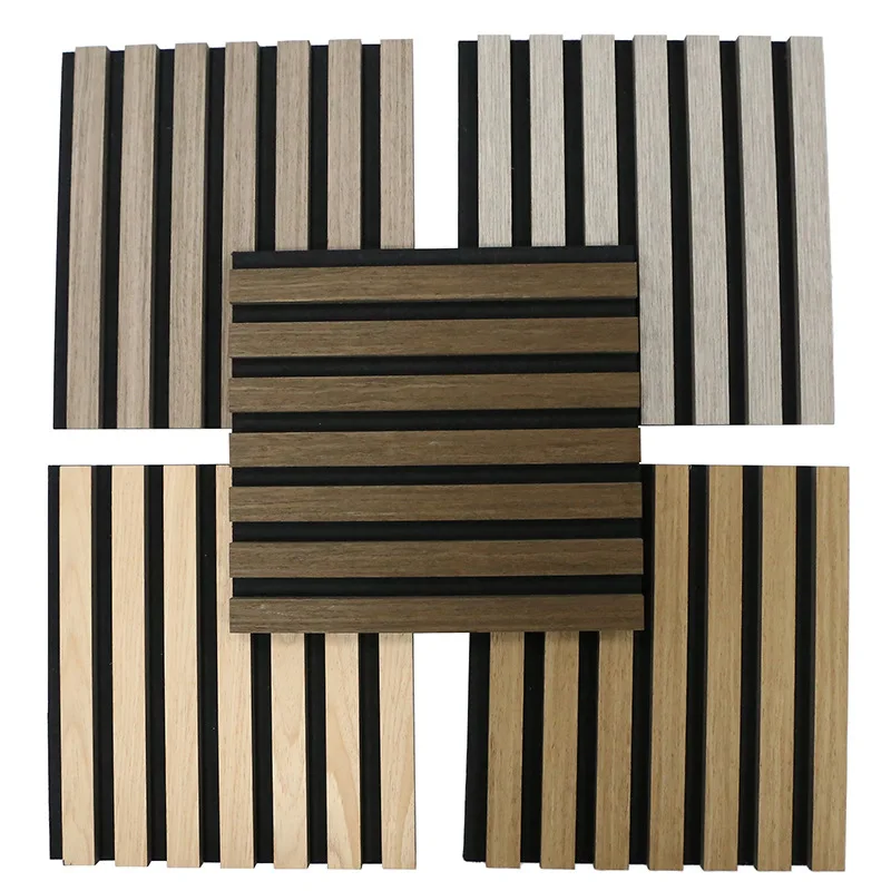 Strip wood grain decorative surface aku acoustic board felt wood slats wood wall slats
Strip wood grain decorative surface aku acoustic board felt wood slats wood wall slats