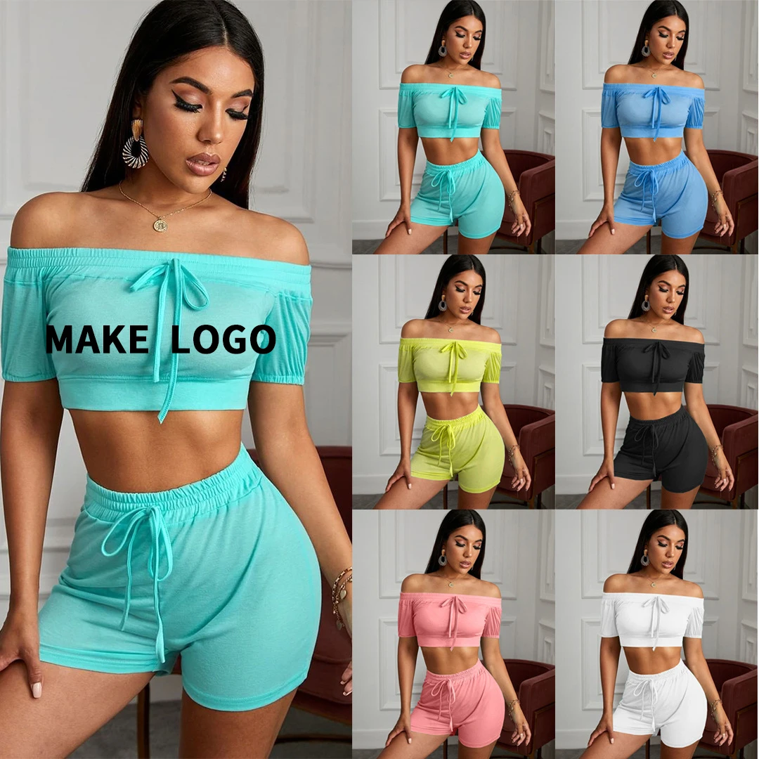 woman clothing solid color Clothing Bodycon Women Tube Tops Tracksuits T-shirts Pant Trousers Sets 2 Piece Biker Short Sets
woman clothing solid color Clothing Bodycon Women Tube Tops Tracksuits T-shirts Pant Trousers Sets 2 Piece Biker Short Sets