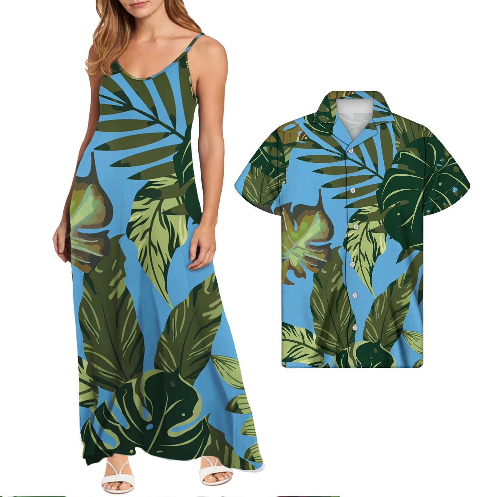 New Fashion Leaves Partten Couple Set Clothing Beautiful Casual Summer Dress Sexy Prom Dresses Custom Design, Customized color
New Fashion Leaves Partten Couple Set Clothing Beautiful Casual Summer Dress Sexy Prom Dresses Custom Design, Customized color
