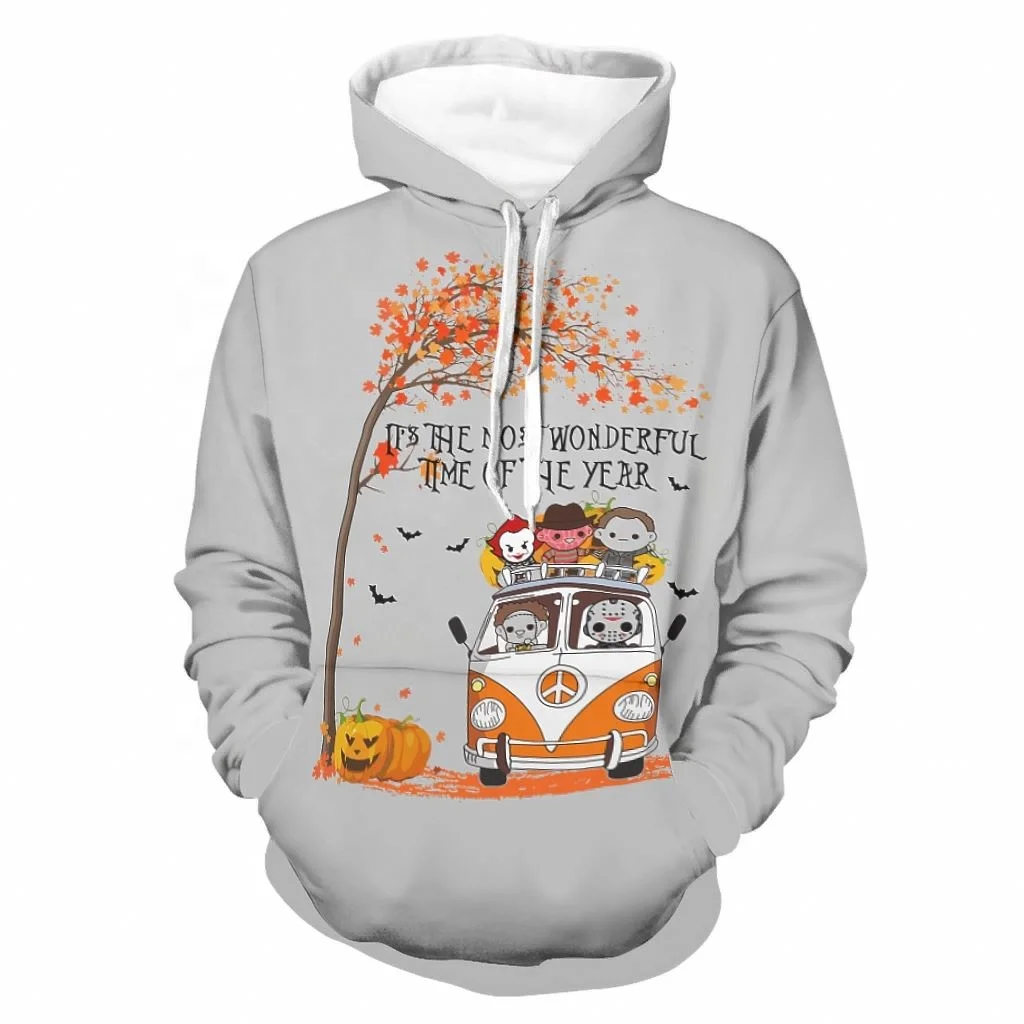 Wholesale New Fashion Pullover Sweatshirts Printing Logo It's The Most Wonderful Time Of Year Halloween Men's Hoodies Unisex
Wholesale New Fashion Pullover Sweatshirts Printing Logo It's The Most Wonderful Time Of Year Halloween Men's Hoodies Unisex