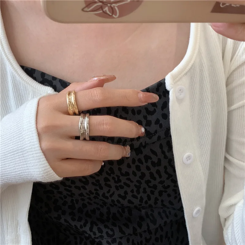 Trendy Geometric Metal Wide Glossy Wave Texture Ring Simple Alloy Opening Adjustable Unisex Hip-Hop Party Jewelry 202105
Trendy Geometric Metal Wide Glossy Wave Texture Ring Simple Alloy Opening Adjustable Unisex Hip-Hop Party Jewelry 202105