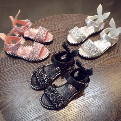 2020 new summer Korean children shoes rabbit ears rhinestone sequins soft sole kids princess shoes
2020 new summer Korean children shoes rabbit ears rhinestone sequins soft sole kids princess shoes