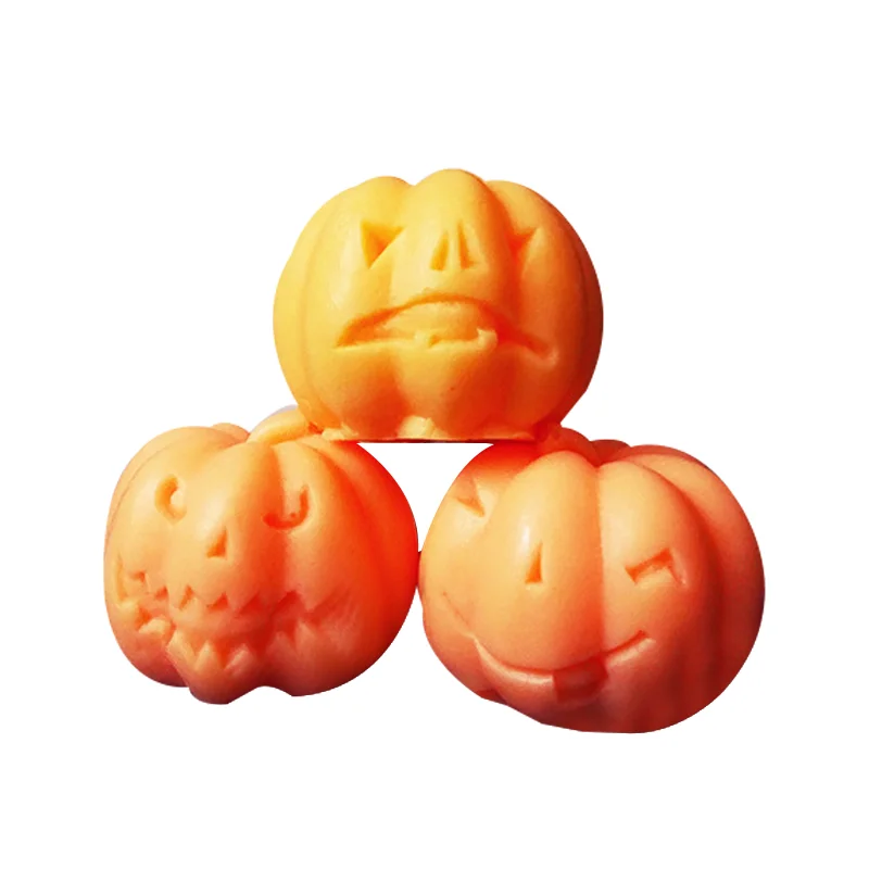Halloween pumpkin candle mold DIY handmade candle holder plaster mold cake baking resin mold, White
Halloween pumpkin candle mold DIY handmade candle holder plaster mold cake baking resin mold, White