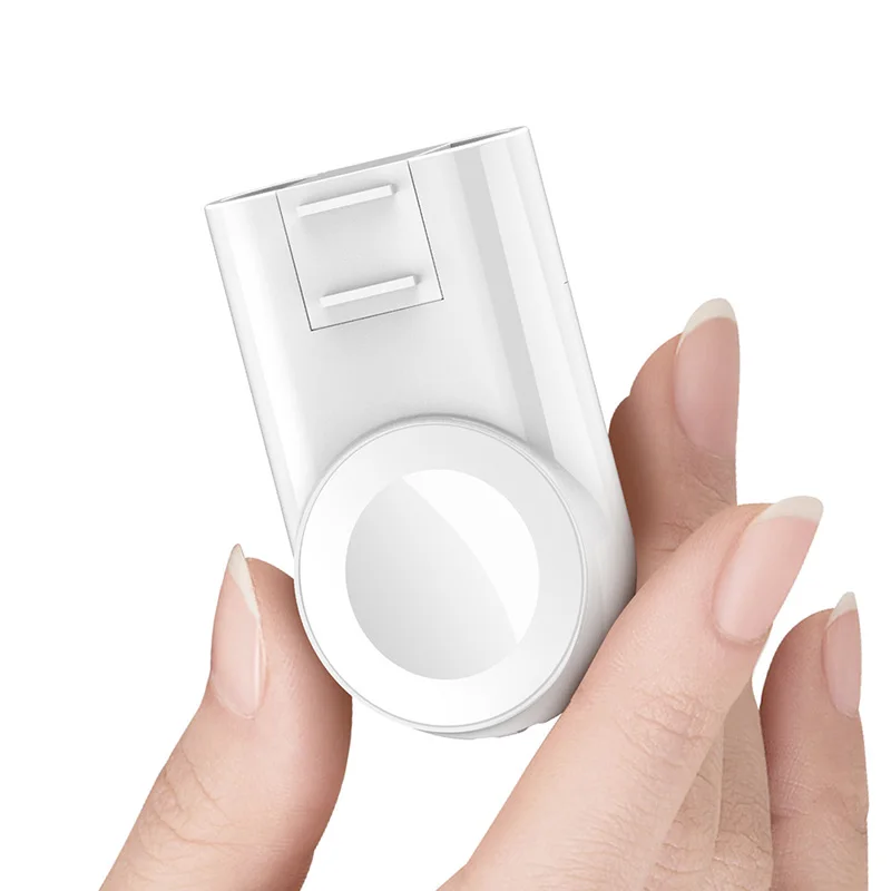 2021 portable magnetic wireless charger for Apple Watch with angle adjustable USB head, White/black
2021 portable magnetic wireless charger for Apple Watch with angle adjustable USB head, White/black