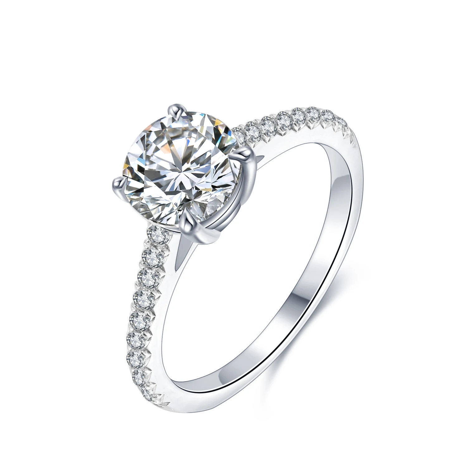 Lab Grown Diamond G Color Ring Luxury Gold Plated Jewelry Sparkling Wedding Diamond Rings, White
Lab Grown Diamond G Color Ring Luxury Gold Plated Jewelry Sparkling Wedding Diamond Rings, White