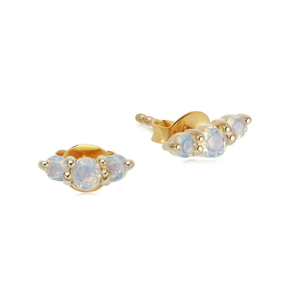 fine earrings jewellery for women brass jewelry 18k gold plated moonstone stud earrings
fine earrings jewellery for women brass jewelry 18k gold plated moonstone stud earrings