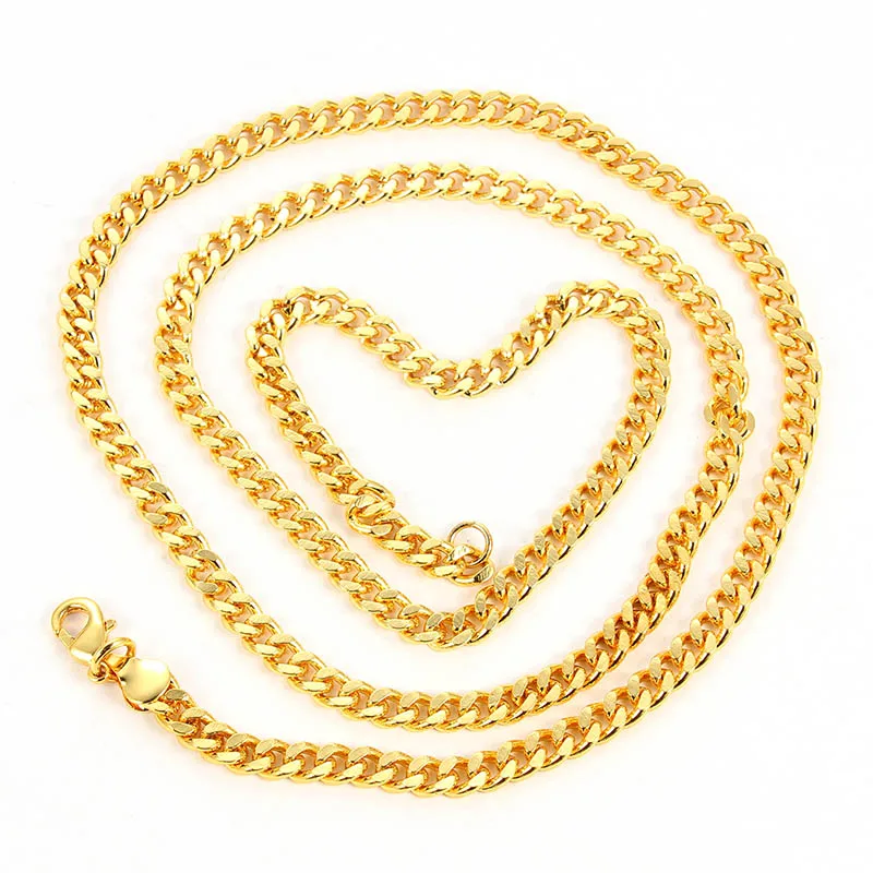 Men Woman Gold Necklace cuba Chain High Quality Gold Color Plating Cuba Chain for Jewelry making
Men Woman Gold Necklace cuba Chain High Quality Gold Color Plating Cuba Chain for Jewelry making