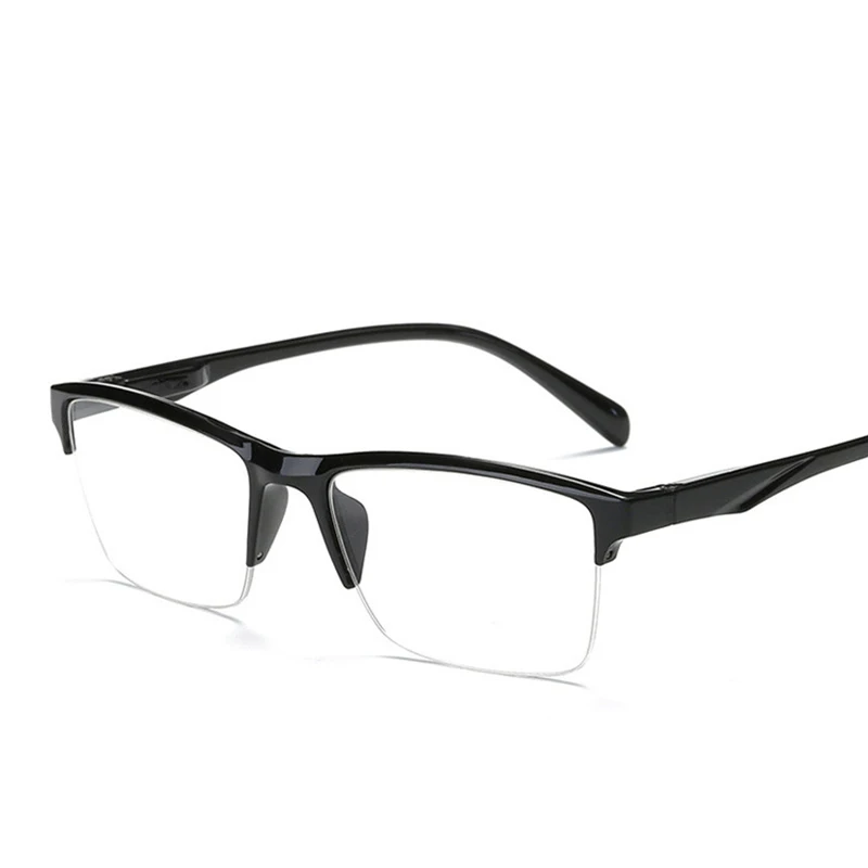 

Ultralight Half Frame Reading Glasses Women Men Square Resin Presbyopic Glasses +0.25 0.5 0.75 1.25 1.5 2 1.75 2.25 3 3.5, Customize color