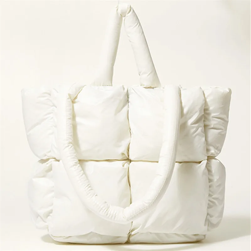 Women's Solid Color Padded Down Bag Large Capacity Travel Messenger Bags Space Cotton Shoulder Handbags For Women Girl's
Women's Solid Color Padded Down Bag Large Capacity Travel Messenger Bags Space Cotton Shoulder Handbags For Women Girl's