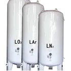 Factory direct sell low price horizontal vertical All size LAr LOX LN2 LNG LPG cryogenic storage tank price for sale