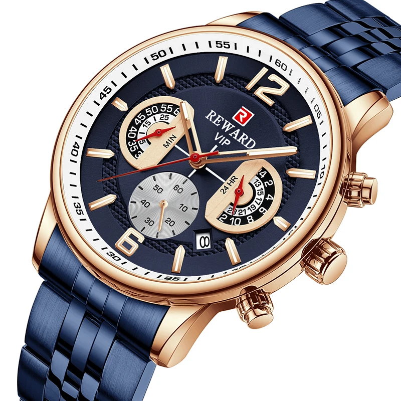Reward Male Watch New Business Style Luxury Men watches Solid Stainless Steel Band Calendar Sports watch quartz
Reward Male Watch New Business Style Luxury Men watches Solid Stainless Steel Band Calendar Sports watch quartz