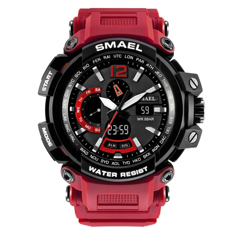 2021SMAEL Top Luxury Brand Watches Mens Casual Sport Digital Watch Men Waterproof Military Quartz Wrist Watch Relogio Masculino, 9 colors
2021SMAEL Top Luxury Brand Watches Mens Casual Sport Digital Watch Men Waterproof Military Quartz Wrist Watch Relogio Masculino, 9 colors