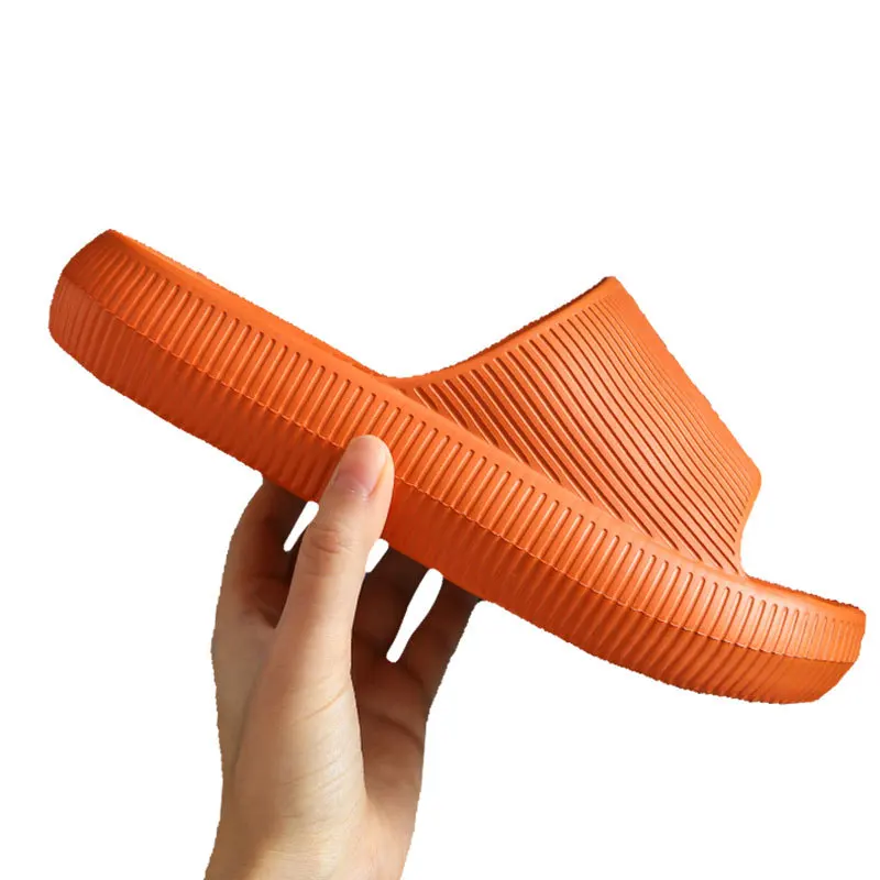 Summer high elastic men's and women's EVA slippers soft soled indoor simple antiskid sandals OEM customization
Summer high elastic men's and women's EVA slippers soft soled indoor simple antiskid sandals OEM customization