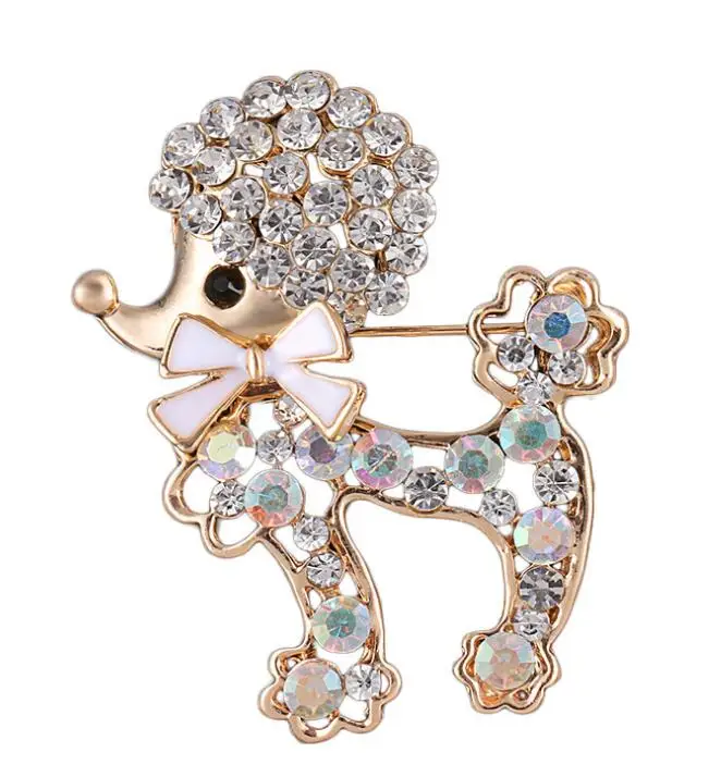 Cute Animal Brooches Pins Rhinestone Poodle Brooches For Women Trendy Charming Chic Little Dog Brooches Pins Fashion Jewelry, Picture
Cute Animal Brooches Pins Rhinestone Poodle Brooches For Women Trendy Charming Chic Little Dog Brooches Pins Fashion Jewelry, Picture