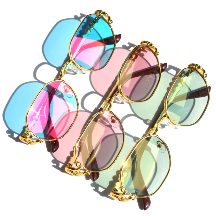 Ifysh New metal frame sunglasses fashion lady sunglasses, 3 colors 
Ifysh New metal frame sunglasses fashion lady sunglasses, 3 colors