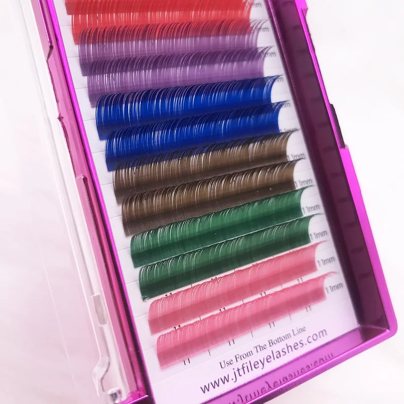 Colored silk Fur 3D Eyelashes extension Handmade Colorful silk lashes extension Brown Color lashes extension For Festival
Colored silk Fur 3D Eyelashes extension Handmade Colorful silk lashes extension Brown Color lashes extension For Festival