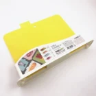 4 PC plastic colour chopping board meat fish cutting mat colored cut board set