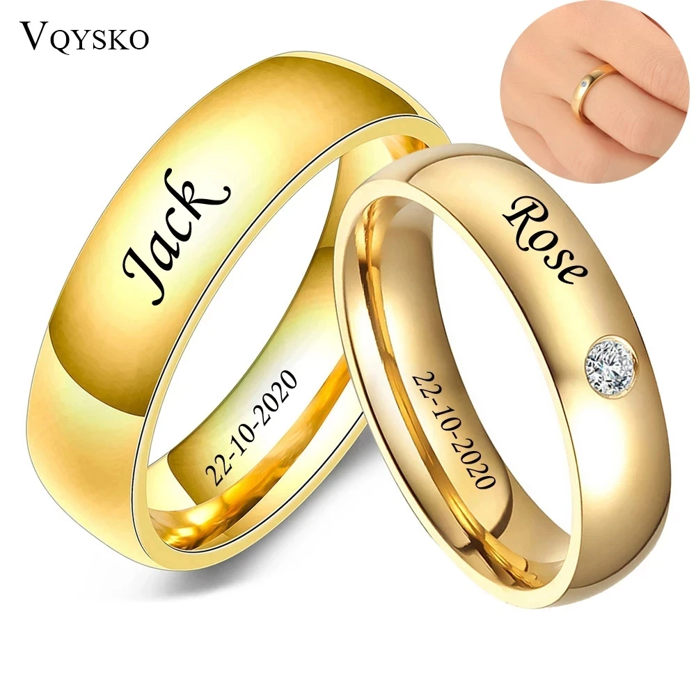 2023 Simple Design Women And Men's Jewelry Stainless Steel Custom Couple Wedding Bands
2023 Simple Design Women And Men's Jewelry Stainless Steel Custom Couple Wedding Bands