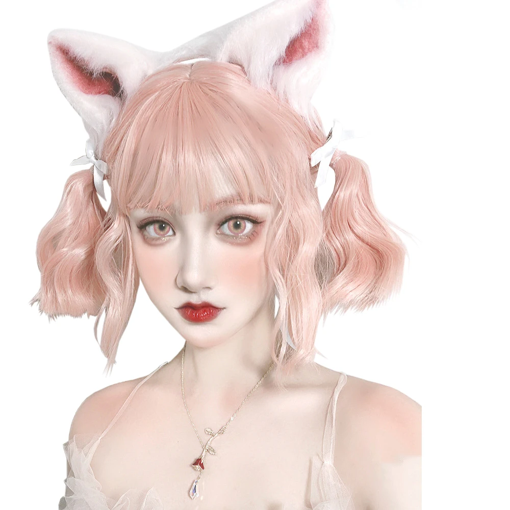 Short Wave Curly Pink 10 INCH Hair Lolita Harajuku Princess Sweet High Temperature Silk Cosplay Party Crazy COS Wig
Short Wave Curly Pink 10 INCH Hair Lolita Harajuku Princess Sweet High Temperature Silk Cosplay Party Crazy COS Wig